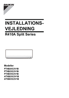FTXB20-35C_ATXB25-35C_3PDA341265-5G_Installation manuals_Danish download